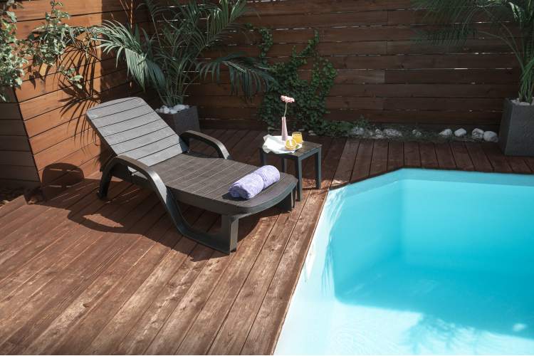 Лежак Прованс арт.ЭП 136103шк, пластик (шоколад)-3