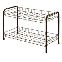 Этажерка для обуви ЭТ3 арт.ЭТ3/А 2 полки, медный антик