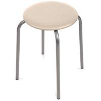 Табурет Эконом-2 арт.ТЭ2/СК (круглое сиденье), слоновая кость