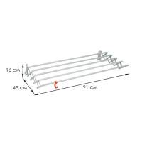 Сушилка для белья настенная  Бриз - 90см  (в упаковке 5шт) арт.СН 231 С