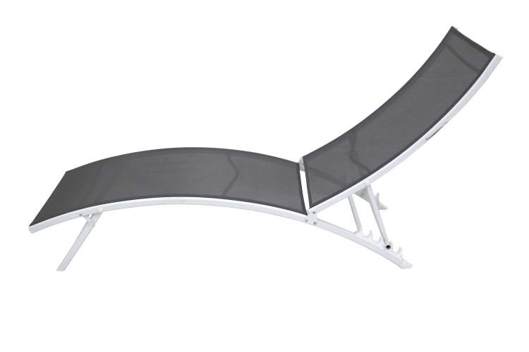 Лежак Локи УЦЕНКА (царапины) арт.GS027у, текстилен (серый)  Garden story-1