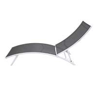 Лежак Локи УЦЕНКА (царапины) арт.GS027у, текстилен (серый)  Garden story 