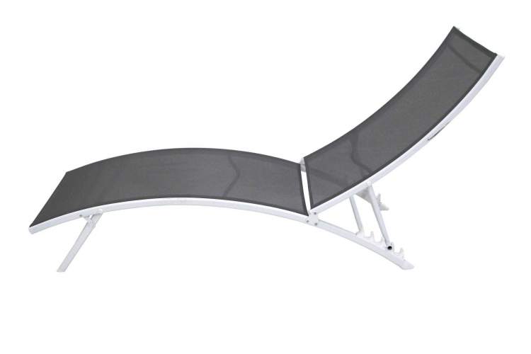Лежак Локи УЦЕНКА (царапины) арт.GS027у, текстилен (серый)  Garden story