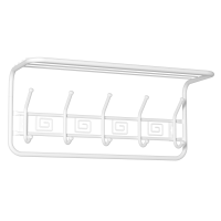 Вешалка с полкой Ажур 60 см арт.ВСПА 202 Б (белый)