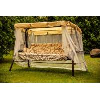 Качели садовые 3-х местные Варна тафтинг арт.с1103