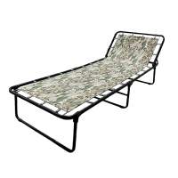 Кровать раскладная Надин жесткая арт.С407/140 (цвет ткани зеленый рис.хаки (1 шт. в уп.) Кровать раскладная Надин жесткая арт.С407/140 (цвет ткани зеленый рис.хаки (1 шт. в уп.)