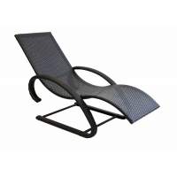 Лежак Модена арт.7006, ротанг искусственный (коричневый)  Garden story 