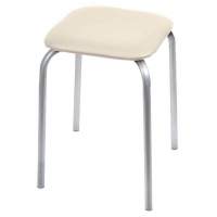 Табурет Классика-3 арт.ТК03/СК (квадратное сиденье), светло-бежевый