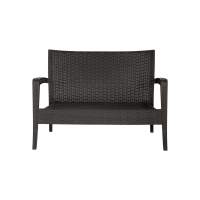 Диван пластиковый Ola Dom арт.ЭП 401332 (коричневый)