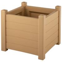 Кашпо Прованс арт.ЭП 878356 квадратное (бежевое)