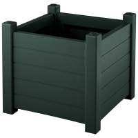 Кашпо Прованс арт.ЭП 496764 квадратное (темно-зеленый)