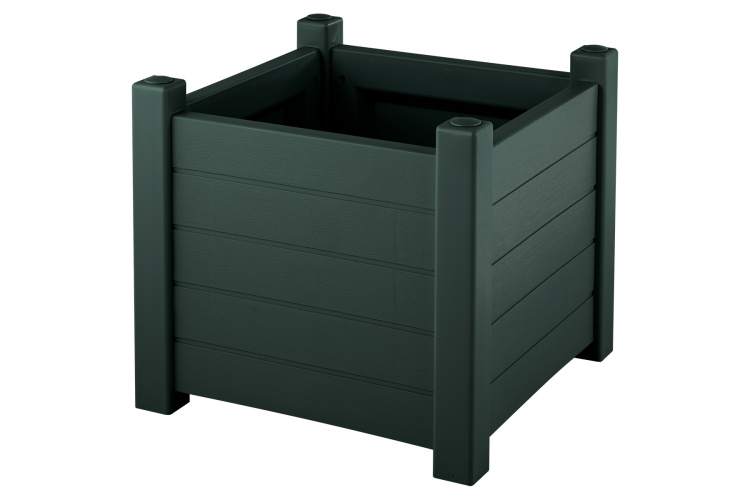 Кашпо Прованс арт.ЭП 496764 квадратное (темно-зеленый)