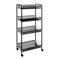 Этажерка напольная Ладья 24К арт.Э 342 Ч , черный