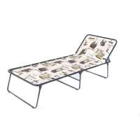 Кровать раскладная Надин жесткая арт.С407/89 (цвет ткани бежевый рис.город (1 шт. в уп.) Кровать раскладная Надин жесткая арт.С407/89 (цвет ткани бежевый рис.город (1 шт. в уп.)