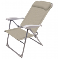 Кресло -шезлонг Ника К2/ПС арт.К2/ПС серый песочный, без м/э