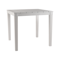 Стол пластиковый Прованс арт.ЭП 762921бл квадратный (белый)