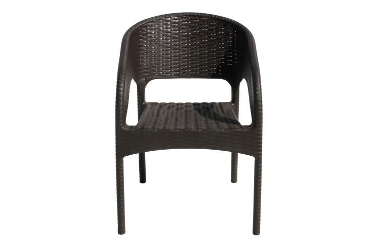 Кресло пластиковое Ola Dom арт.ЭП 442295 (коричневое)-1