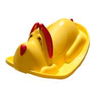 Качели -качалка Собачка арт.С 106-Ж желтый (Россия)