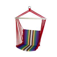 Гамак-кресло цветной (хлопок) (разноцветная полоска, 10 шт./уп.) арт.WR-F06C  Garden story 