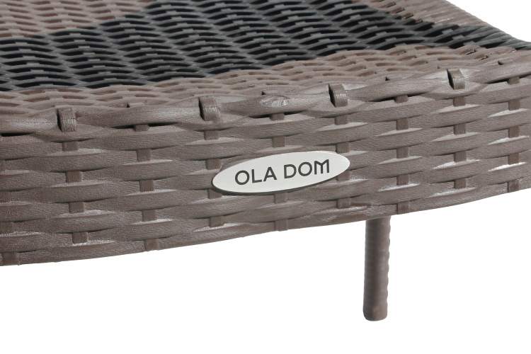 Кресло пластиковое Ola Dom арт.ЭП 442295 (коричневое)-6