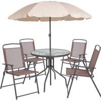 Набор мебели Ялта складной со спинкой арт.WR2119 бежевый,  Garden story 