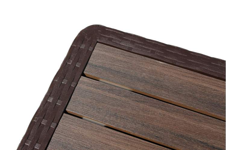 Набор мебели Ola Dom арт.ЭП 442295 + ЭП 442332 коричневый, (2стула+стол 76x76см) (коричневый)-10