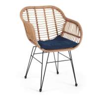 Стул Адриан арт.GS006, бежевый синий  Garden story 