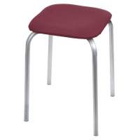 Табурет Классика-3 арт.ТК03/ТК (квадратное сиденье), темно-красный
