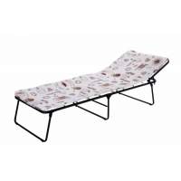 Кровать раскладная Надин п/мягкая лист 10мм арт.С408/73 (цвет ткани бежевый рис.Coffee (1 шт. в уп.) Кровать раскладная Надин п/мягкая лист 10мм арт.С408/73 (цвет ткани бежевый рис.Coffee (1 шт. в уп.)