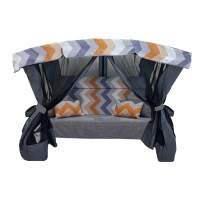 Качели садовые 3-х местные Ранго Премиум Руна арт.3764-GS003