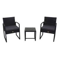 Набор мебели Фрост арт.SFS074 черный, серый  Garden story 