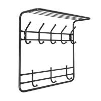 Вешалка 2х ярусная 60 см арт.ВСП 8 Ч (черный) Вешалка 2х ярусная 60 см арт.ВСП 8 Ч (черный)