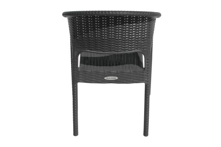 Кресло пластиковое Ola Dom арт.ЭП 442301 (антрацит)-5