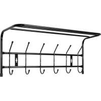 Вешалка настенная ВП6 арт.ВП6/Ч 6 крючков (черный)