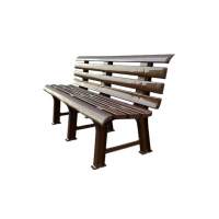 Скамья пластиковая арт.СКП-МТ009 (коричневая)