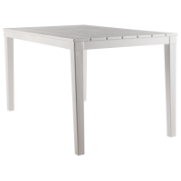 Стол пластиковый Прованс арт.ЭП 762938бл прямоугольный (белый)