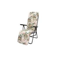 Кресло -шезлонг Альберто арт.с92а/117 (2 шт в в уп.) (каркас зеленый., ткань рис.цветы)