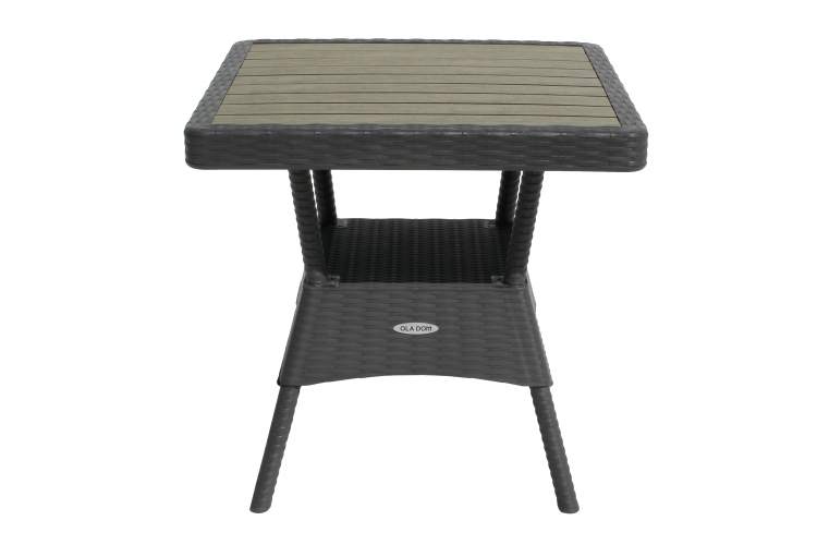 Набор мебели Ola Dom арт.ЭП 442301+ ЭП 442349 антрацит, (2стула+стол 76x76см) (антрацит)-6