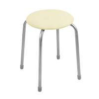 Табурет Классика-2 арт.ТК02/СК (круглое сиденье), светло-бежевый