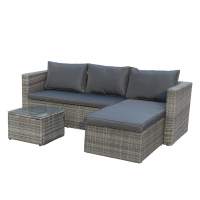 Набор мебели Окланд арт.GS004 серый, серый  Garden story 