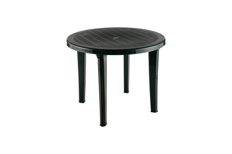 Стол пластиковый арт.ЭП 013662 круглый (темно-зеленый)