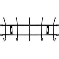 Вешалка настенная ВН5 арт.ВН5/Ч 5 крючков (черная)