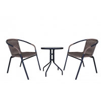 Набор мебели Марсель Мини арт.WR2719, WR1208-МТ003 желто-черный,  Garden story 