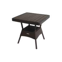 Стол пластиковый Ola Dom арт.ЭП 442332 76x76см квадратный (коричневый)