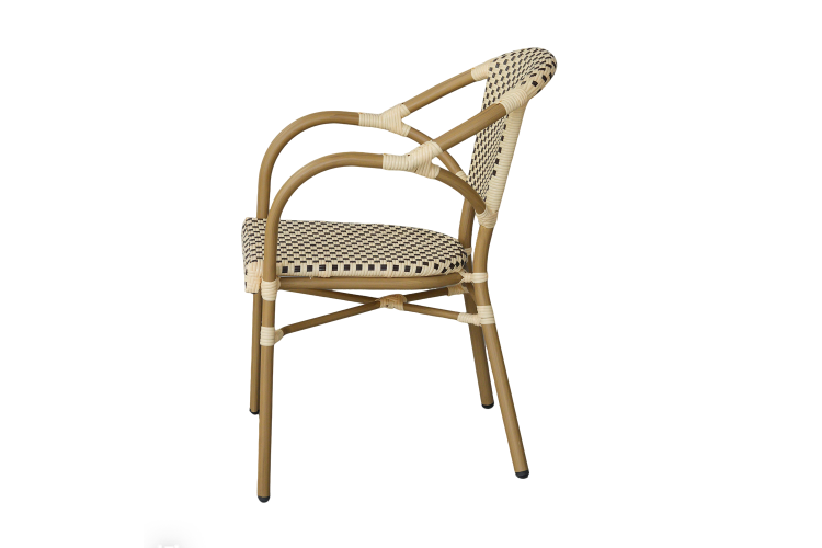 "Кабри" обеденная группа плетеная на 4 персоны, цвет бежево-коричневый-5