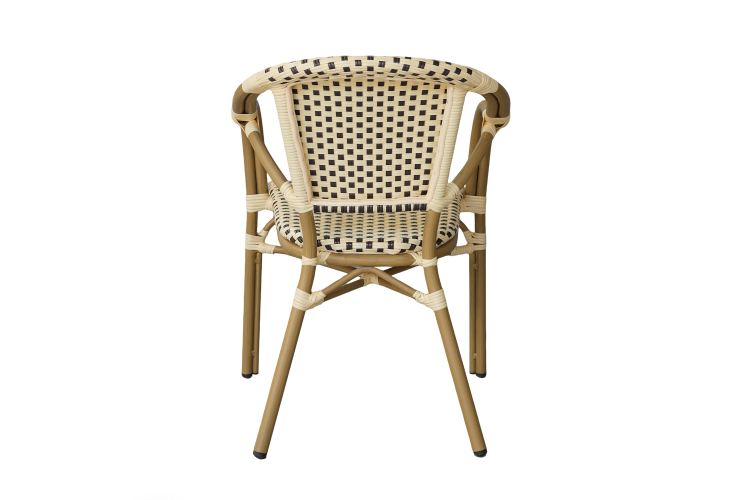 "Кабри" обеденная группа плетеная на 4 персоны, цвет бежево-коричневый-6