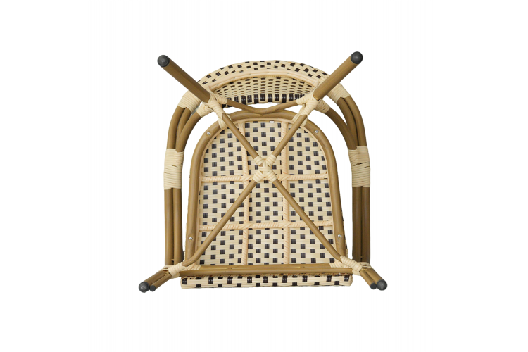 "Кабри" обеденная группа плетеная на 4 персоны, цвет бежево-коричневый-7