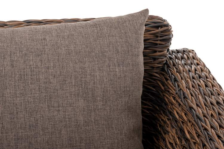 "Капучино" кресло из искусственного ротанга (гиацинт), цвет коричневый-6