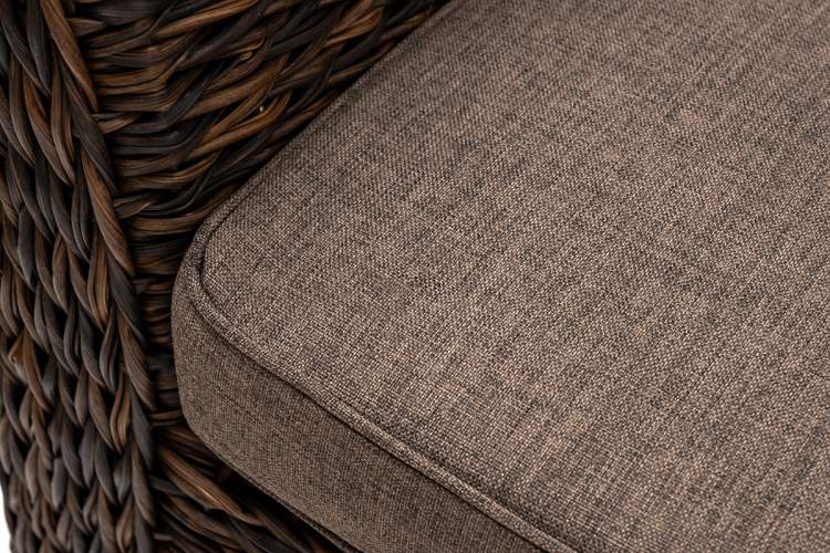 "Капучино" кресло из искусственного ротанга (гиацинт), цвет коричневый-7