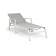 "Парма" шезлонг из алюминия темно-серый (RAL7024) муар, ткань текстилен серая